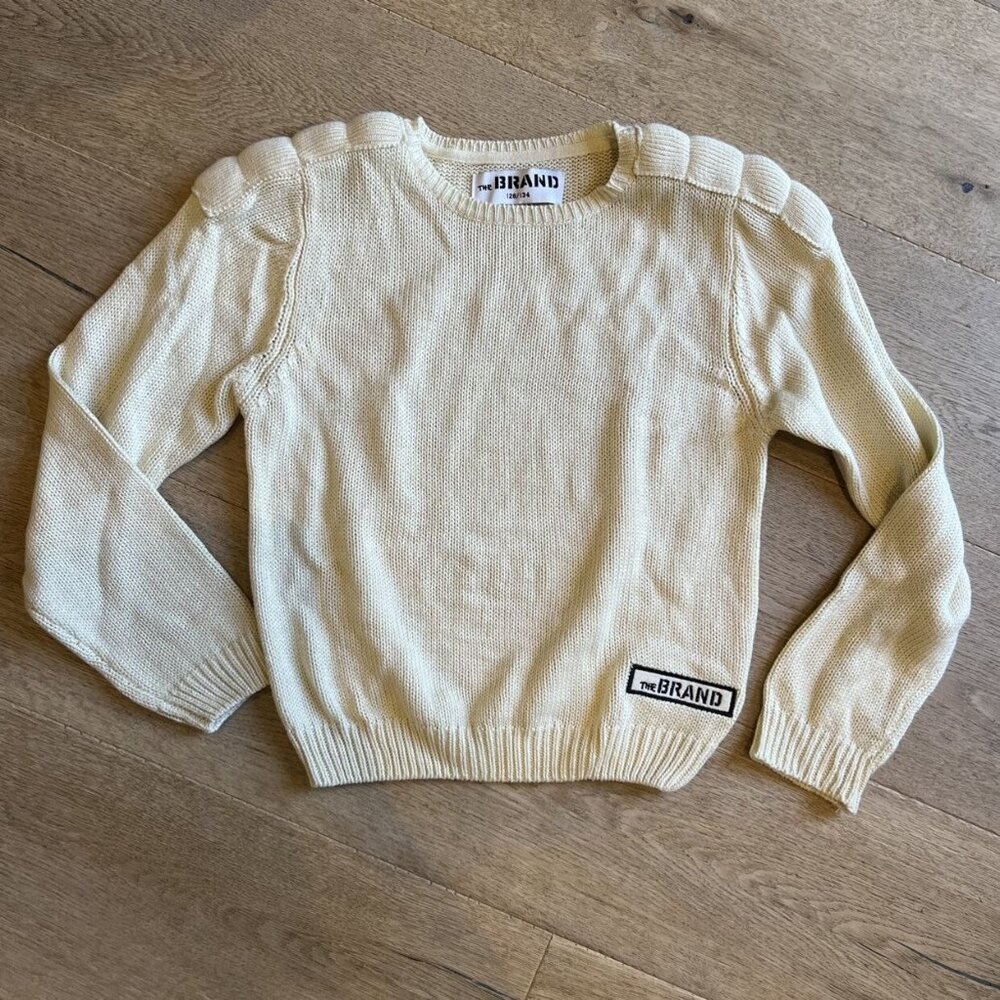 The Brand Ivory Knitted Sweater NWOT